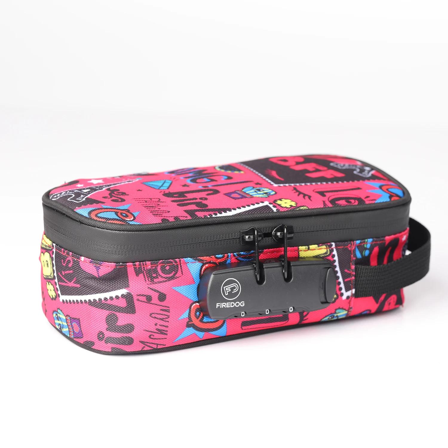 Sac anti-odeur FIREDOG avec étui de rangement d'odeur à serrure à combinaison