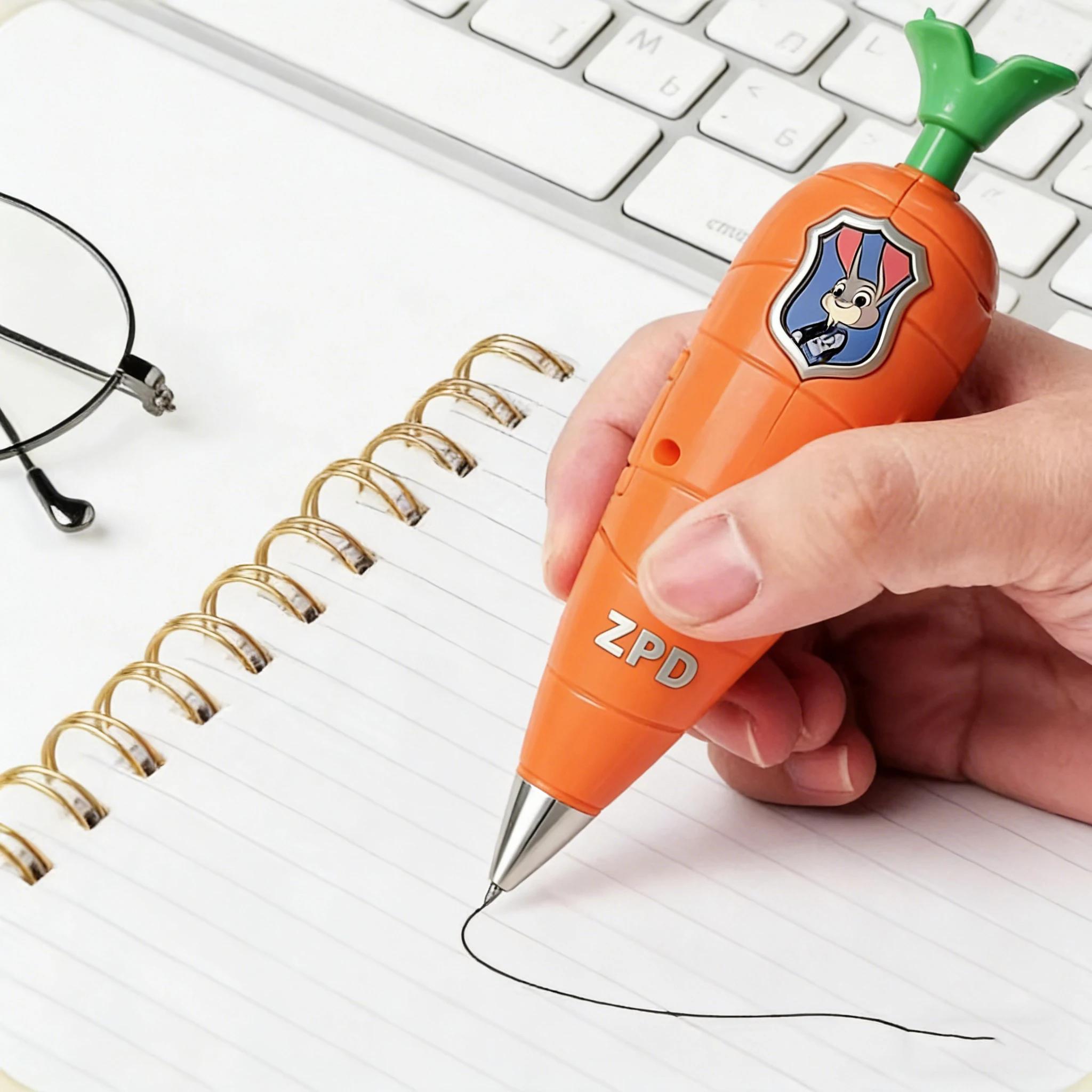 NOUVEAU Stylo Enregistreur Carrot |   pour les enfants |   Mini enregistreur des années 60 |   Stylo