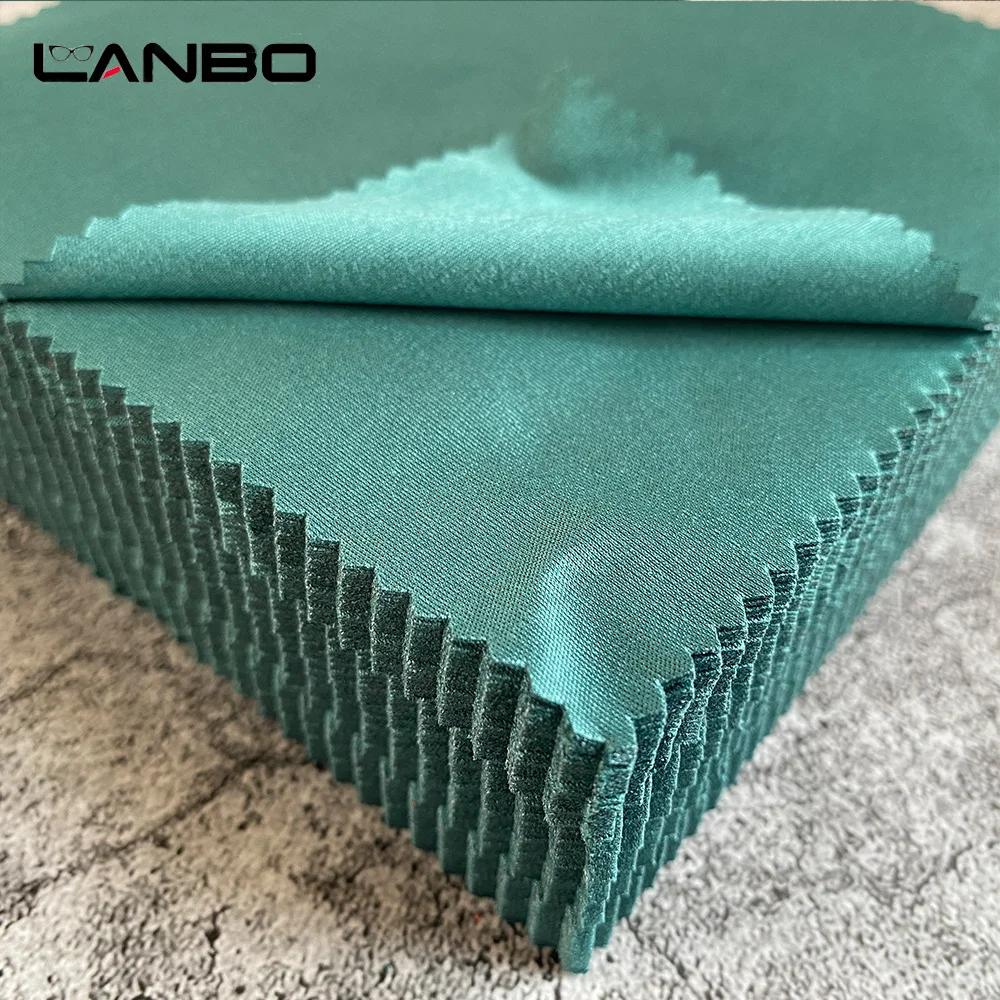 100 pièces 150x150MM vert lunettes nettoyant microfibre chiffon de nettoyage pour lentille téléphone