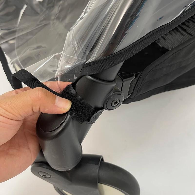 Juste de pluie universelle pour poussette, protection contre le vent et la poussière, accessoires de