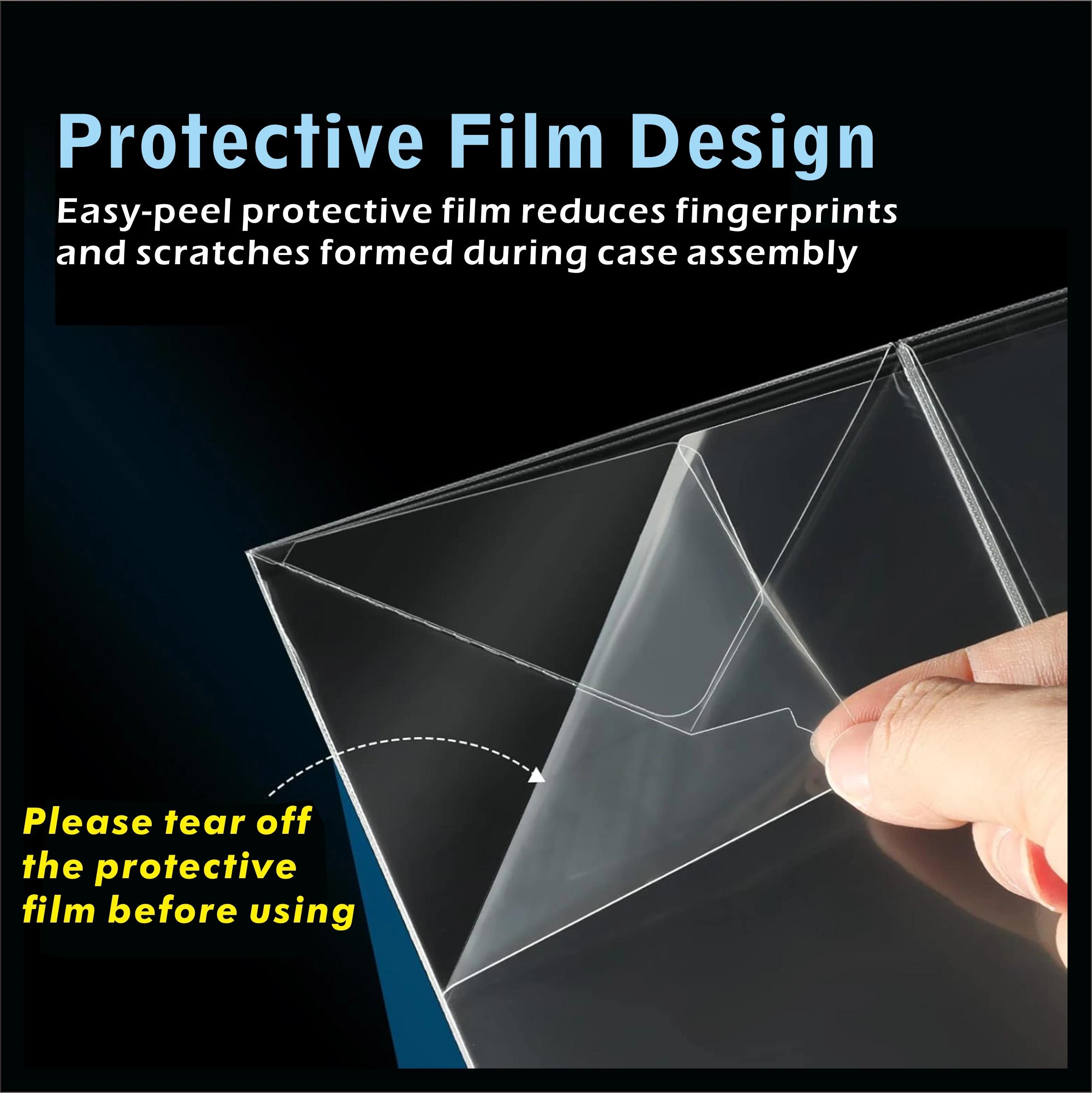 5/10 pièces PET Elite formateur boîte protecteurs vitrine transparente-boîtier ETB d'épaisseur 0.45m