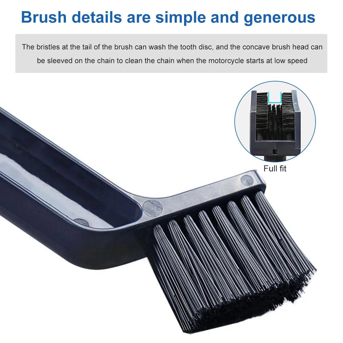 JOBooks-Brosse de Nettoyage d'Équipement de Moto, Nettoyeur d'Extérieur, Kit d'Outils de Nettoyage d