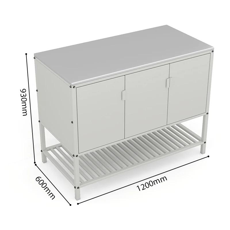 Meuble de cuisine extérieur modulaire en acier inoxydable, îlot barbecue résistant aux intempéries, 