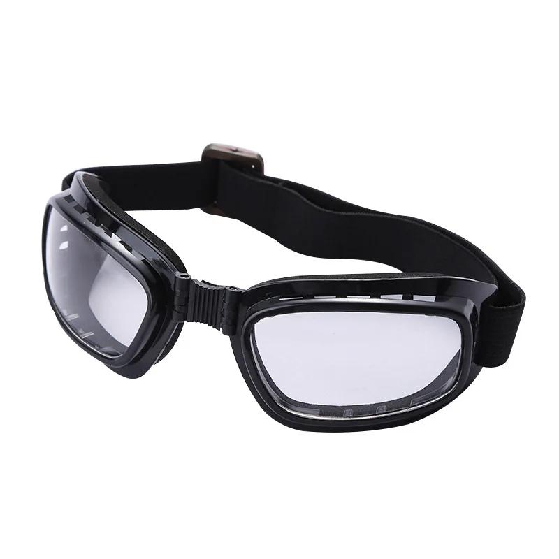 Lunettes d'équitation pliables en plein air, pour moto, Anti-éblouissement, Anti-UV, Protection coup