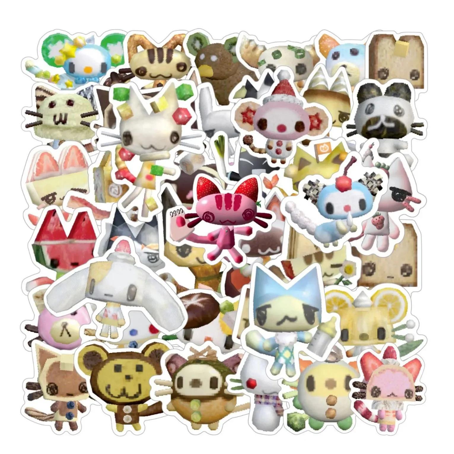 Autocollant Graffiti dessin animé Kawaii Inoue Toro, 50 pièces, chat mignon drôle, Scrapbook décorat