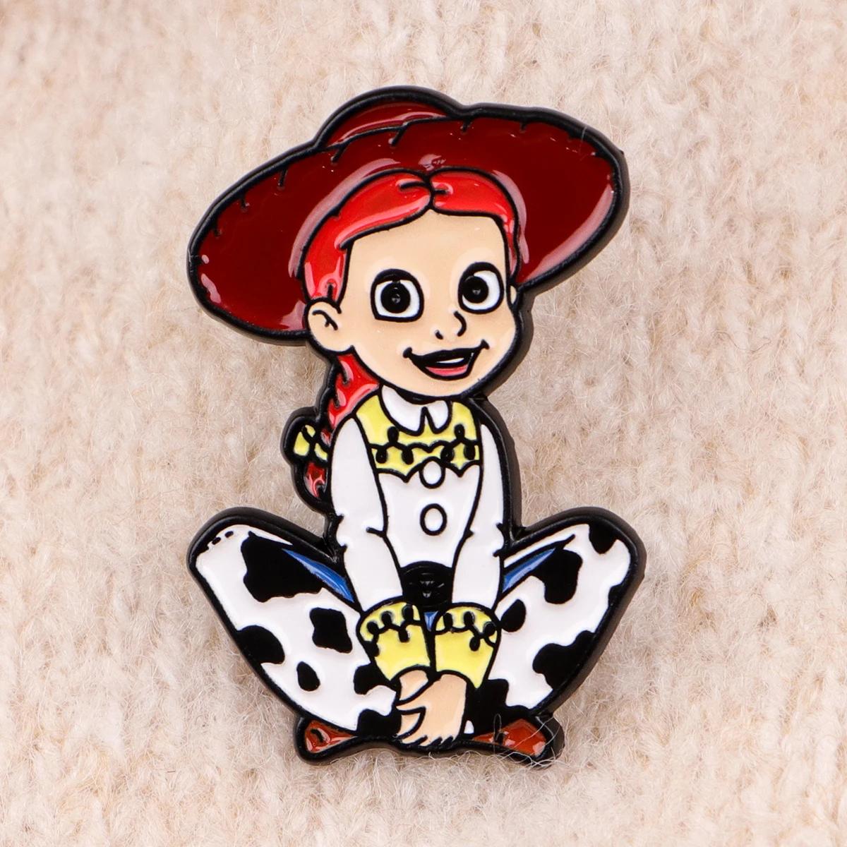 Lot de 20/50/100 broches en émail sur le thème des animaux, série Princesse de dessin animé, épingle