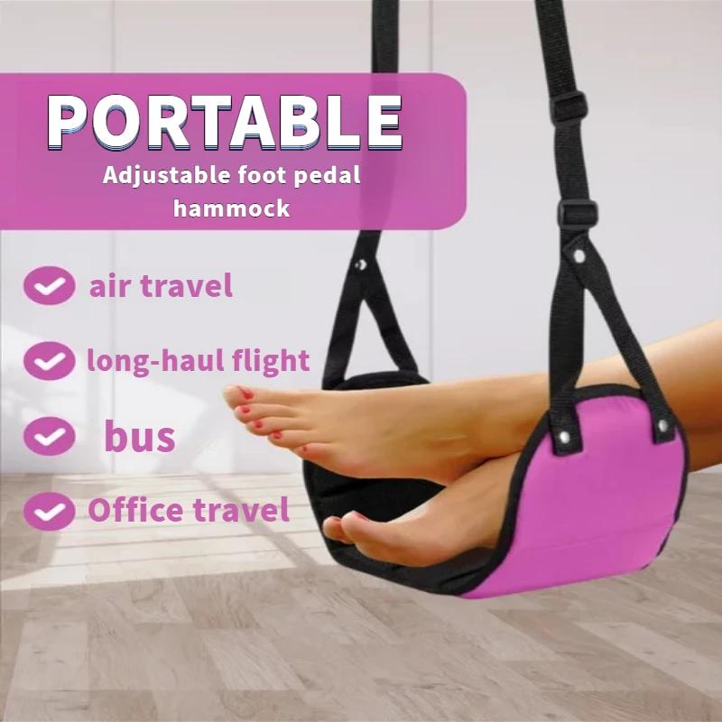 Tapis de pied portable - Sangle réglable Tapis de repos de bureau Tapis de pied Hamac Tapis de pied