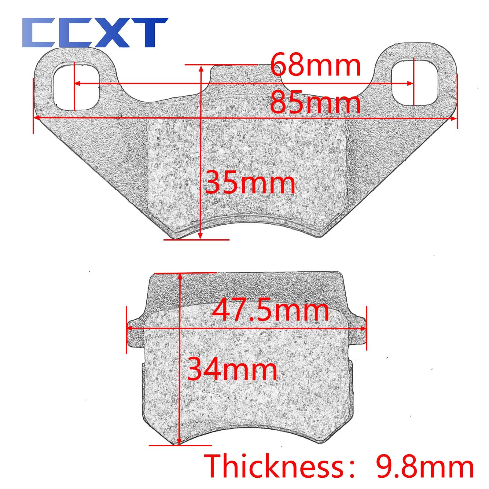 Plaquettes de frein avant et arrière pour moto et Scooter, pour ATV 50cc 70cc 90cc 110cc 125cc 150cc