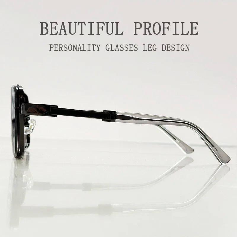 2025 Lunettes De Soleil carrées hommes luxe Vintage Lunettes De Soleil femmes à la mode rétro Lunett