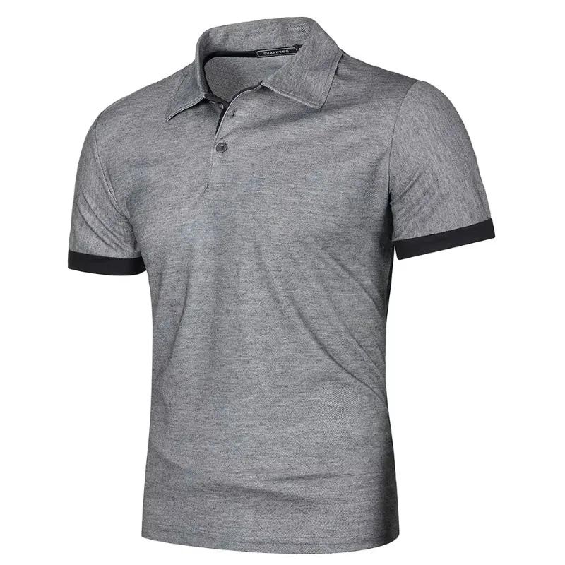 Polo d'été à manches courtes pour hommes, t-shirt de Sport, séchage rapide, athlétique, entraînement