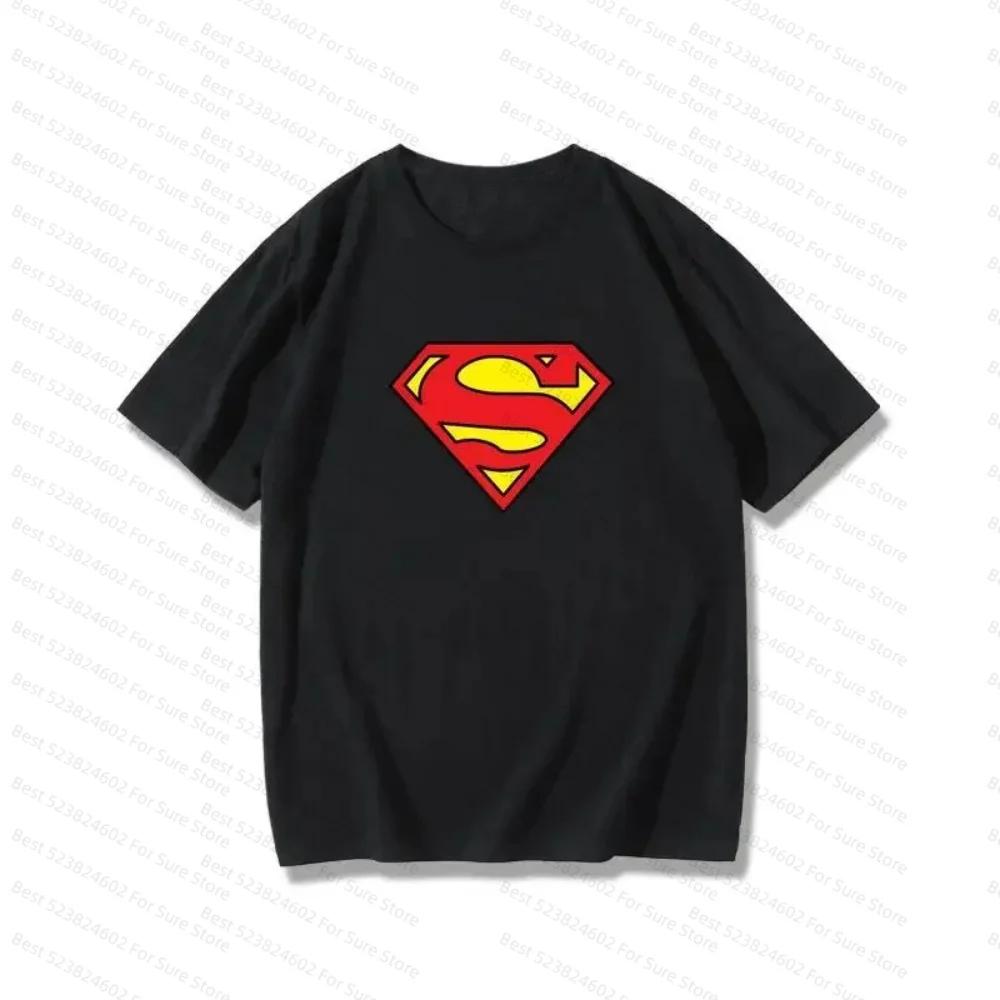 T-shirts Batman Superman Wonder Woman, T-shirt en coton à motif de dessin animé Flash, T-shirt décon