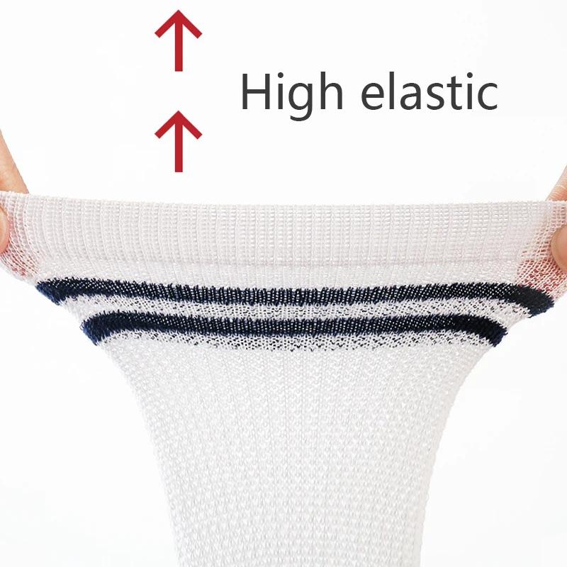 Chaussettes longues pour bébé, chaussettes d'été respirantes pour enfants, bas en coton doux pour bé