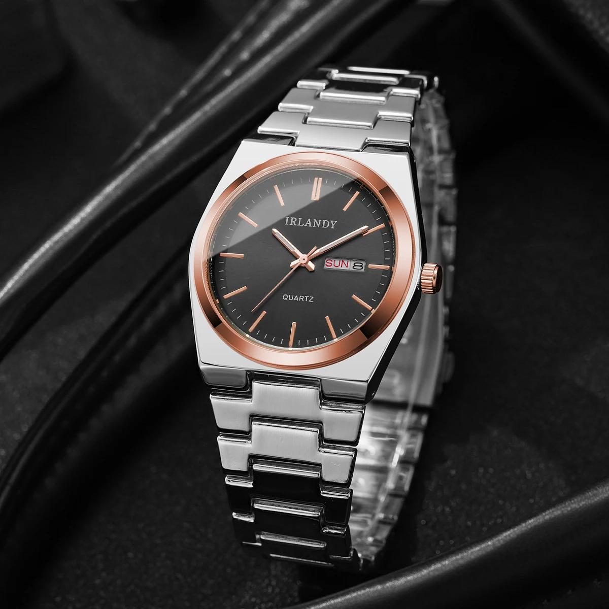 Montres d'affaires de luxe pour hommes, montres-bracelets à Quartz avec calendrier, horloge Reloj Ho