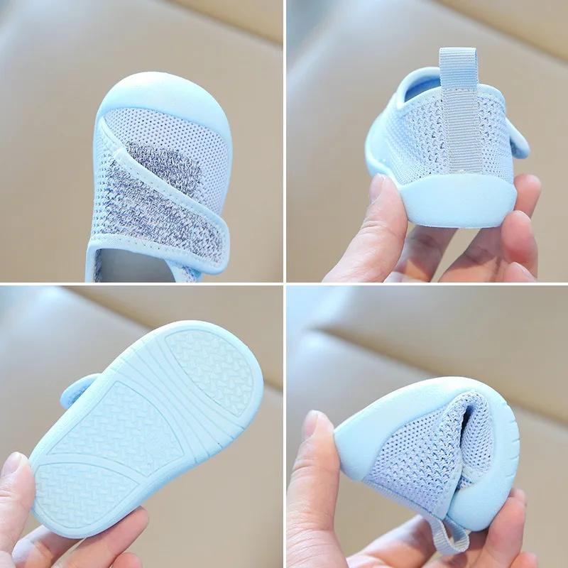 Chaussures de marche pour bébés garçons et filles, chaussures décontractées pour enfants, en maille,