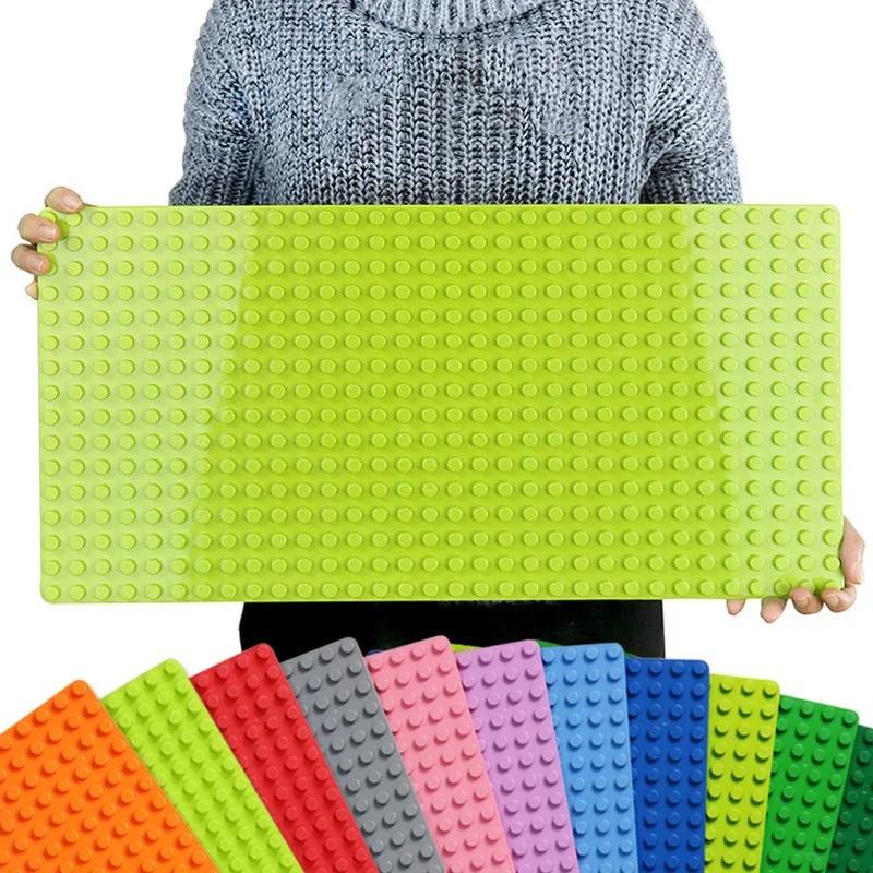 Grande plaque de base pour blocs de construction, 16x32 points, compatible avec toutes les marques, 