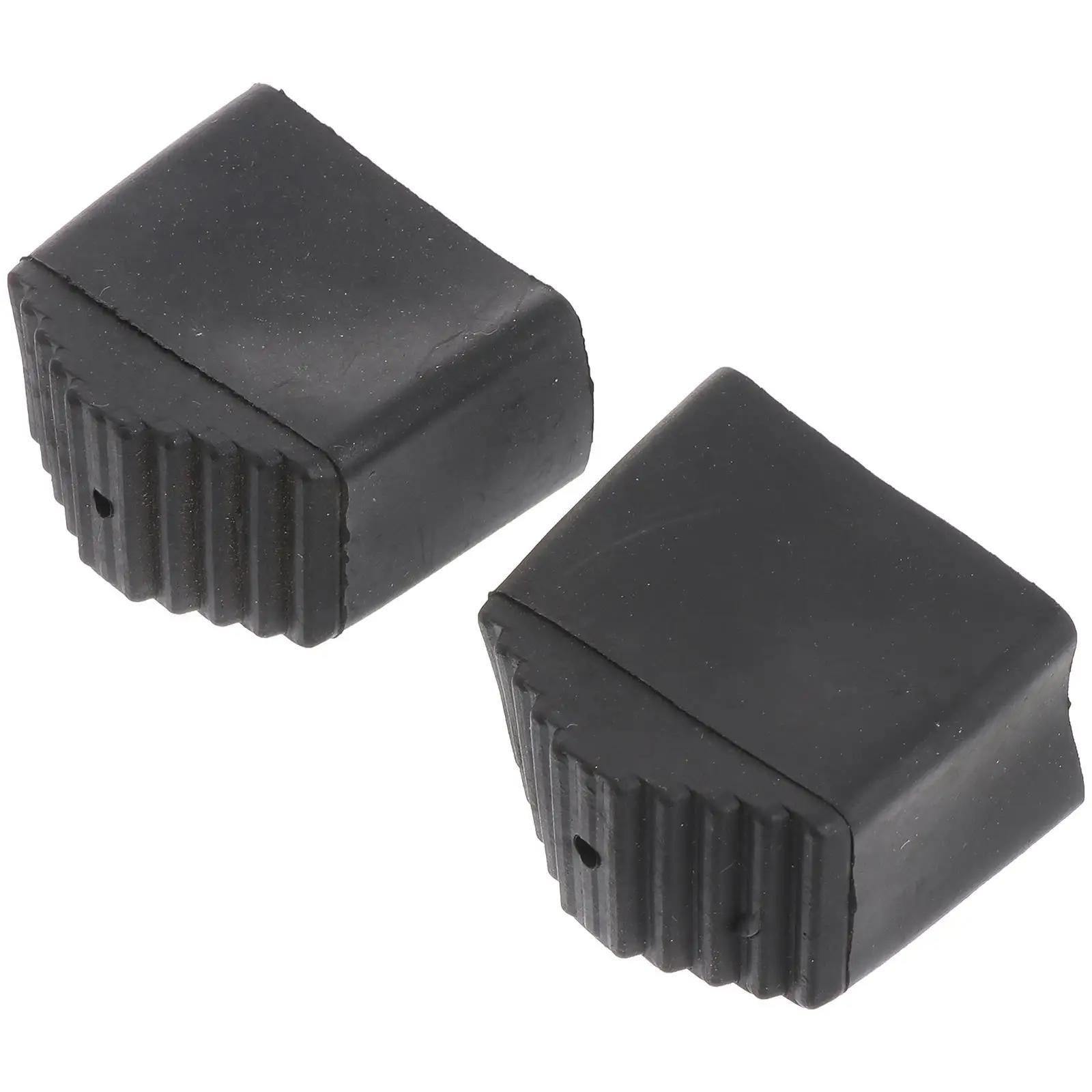 Couvre-pieds d'échelle en caoutchouc, 2 pièces, coussinets antidérapants, pieds de meubles pliables,