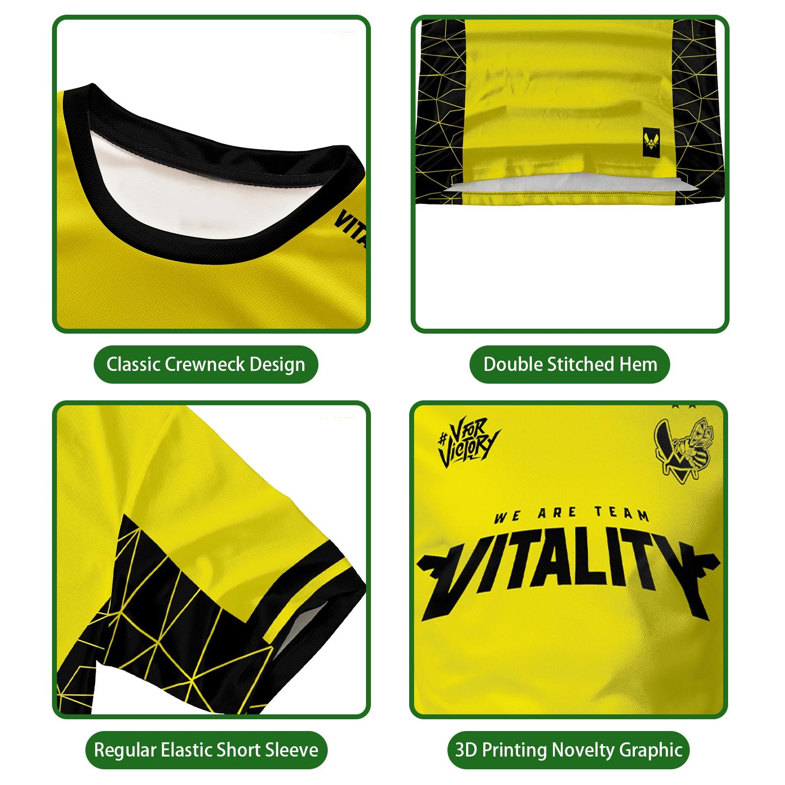 2025 CS2 Austin Major Team Vitality Uniforme commémoratif Fan Jersey ZywOo Formation T-shirt respira