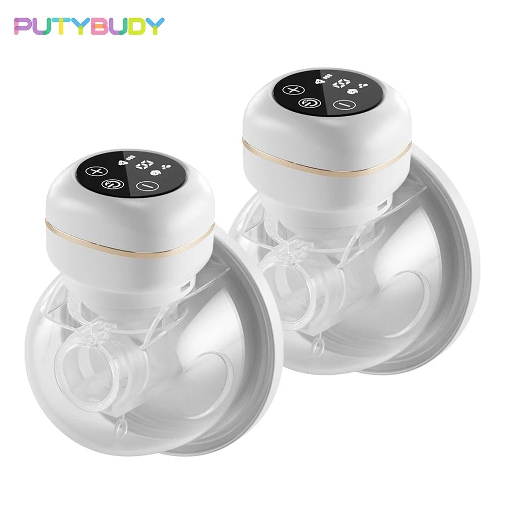 Tire-lait électrique portable, tire-lait mains libres, extracteur de lait à faible bruit, 26mm, sili