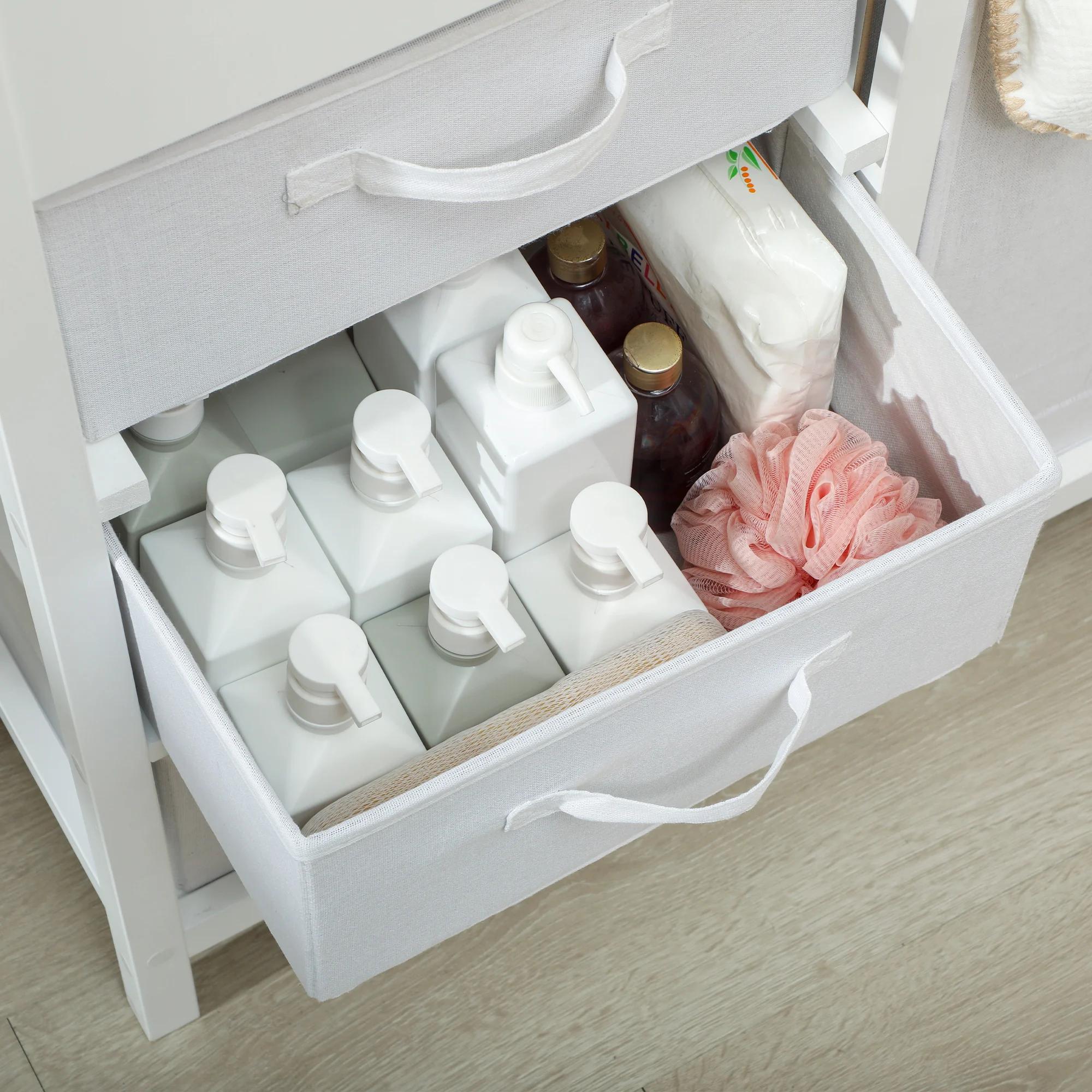 AIYAPLAY Unité à langer pour bébé avec 4 tiroirs, table à langer