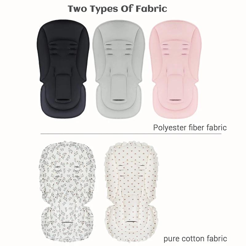 Coussins de siège de poussette pour bébé, chauds, en coton épais, pour enfant, universels, quatre sa