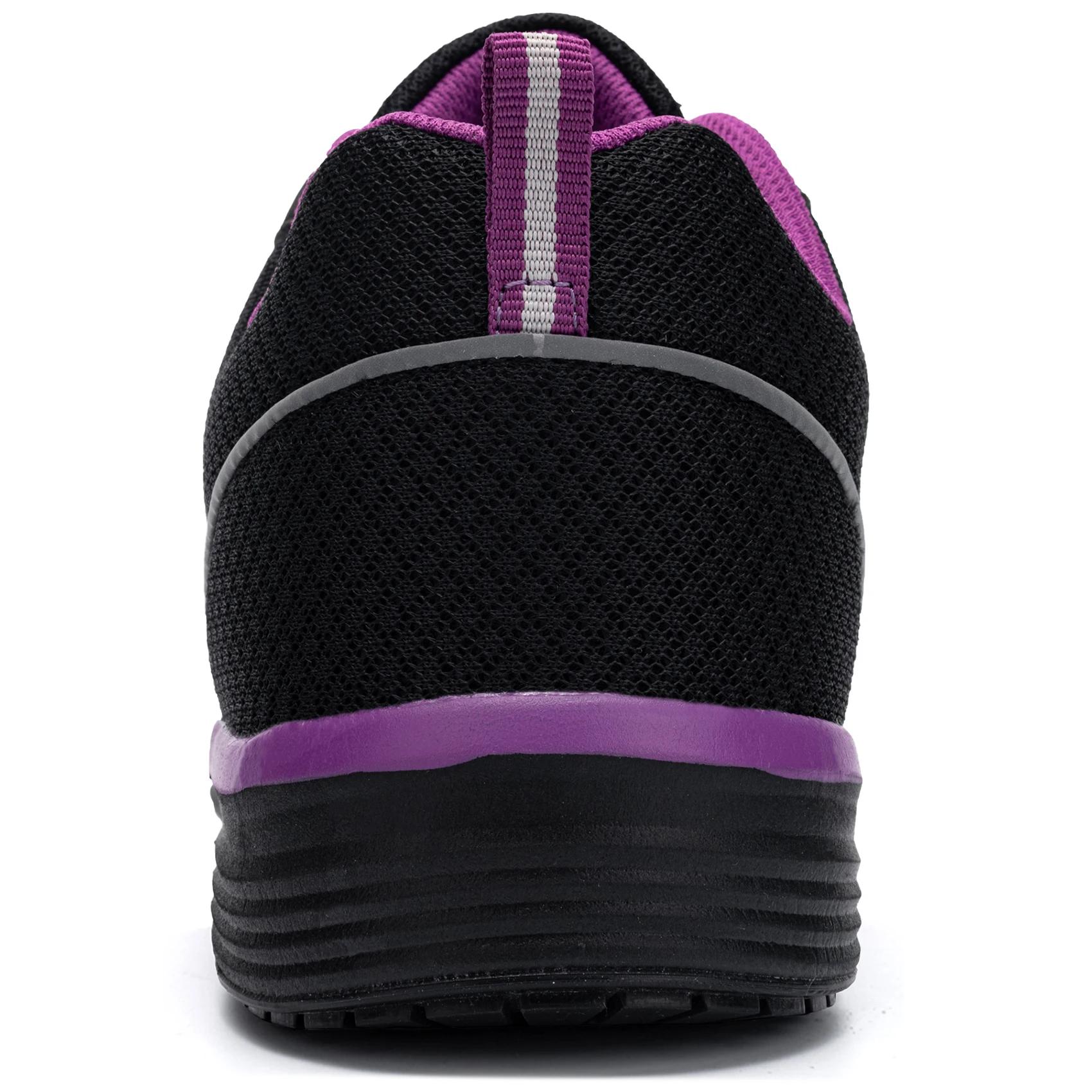 Chaussures de travail de sécurité pour femmes, baskets légères, respirantes, Anti-écrasement, antidé