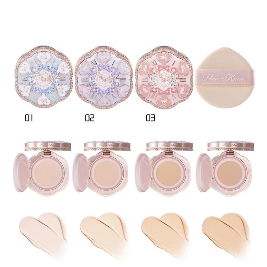 Flower Knows Garden Collection Crème à lèvres Blush Air Cushion CC Crème Fond de teint liquide Parfu