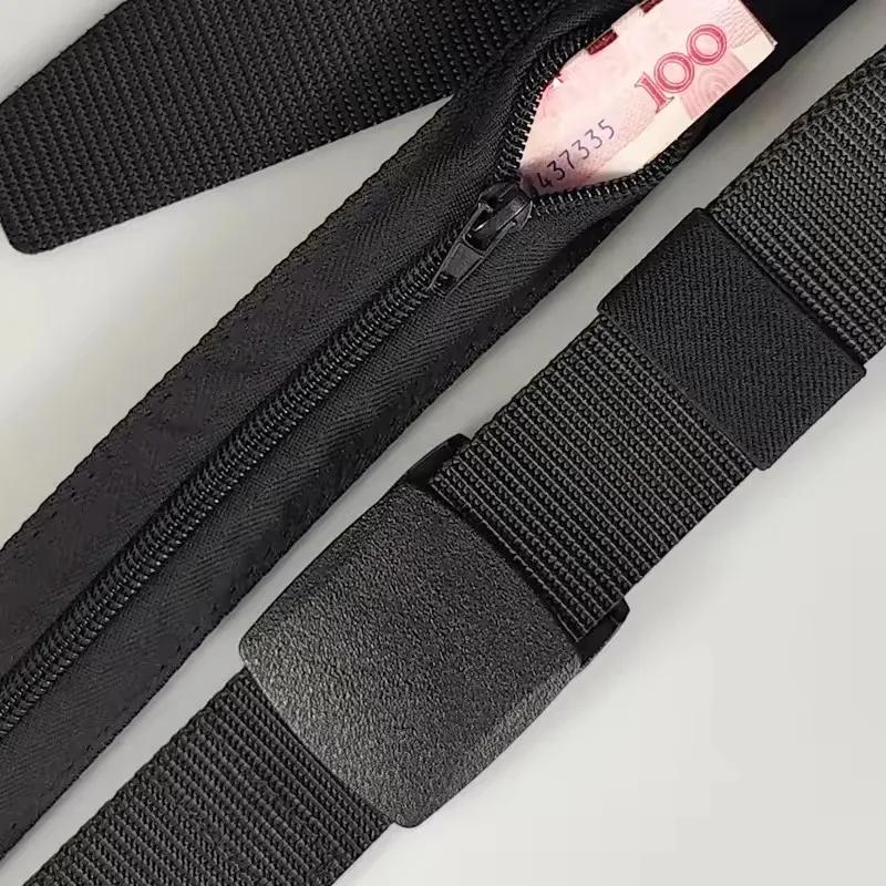 Nouveau voyage argent Anti-vol ceinture taille sac femmes Portable caché argent sangle ceinture port