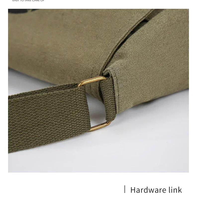 Sac à bandoulière en toile pour femmes, sac à main rétro mignon de dessin animé, grande capacité, sa