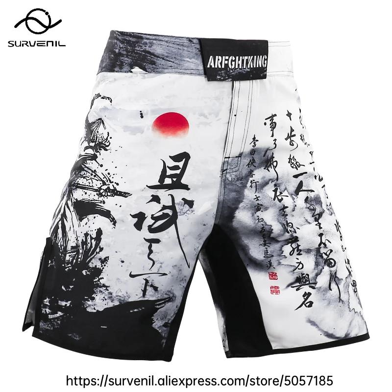 Short de MMA, Jiu Jitsu Muay Thai pour homme, vêtement pour arts martiaux, BJJ, Grappling, déclinais