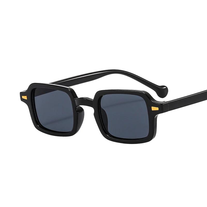 Mode luxueux Rectangle lunettes de soleil femmes ovale Vintage marque concepteur carré lunettes de s