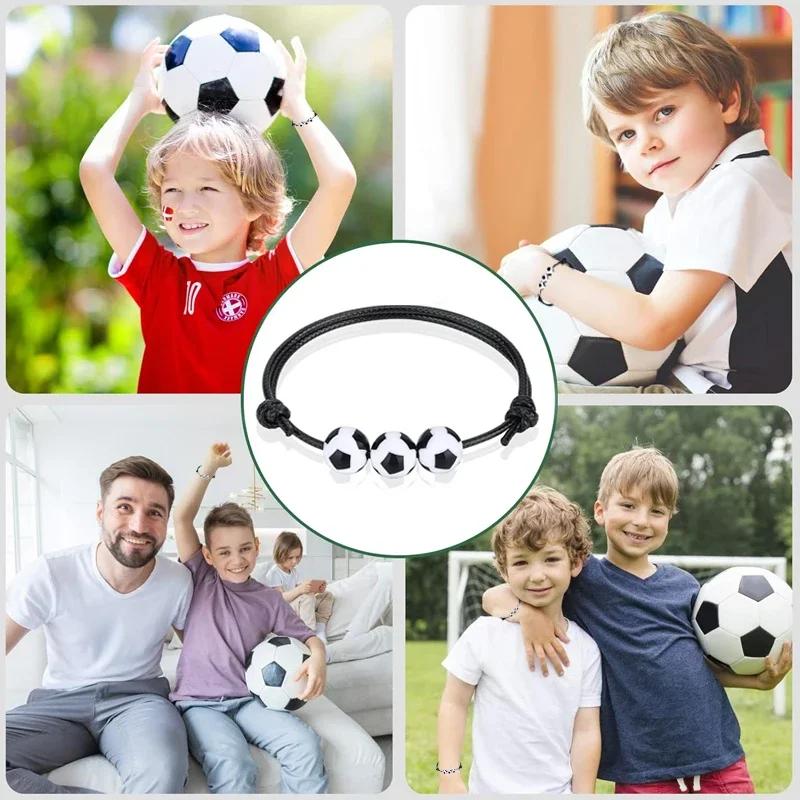 10/20 pièces sport fête charme Football bracelet capitaine Football Bracelets inspirants Bracelets S