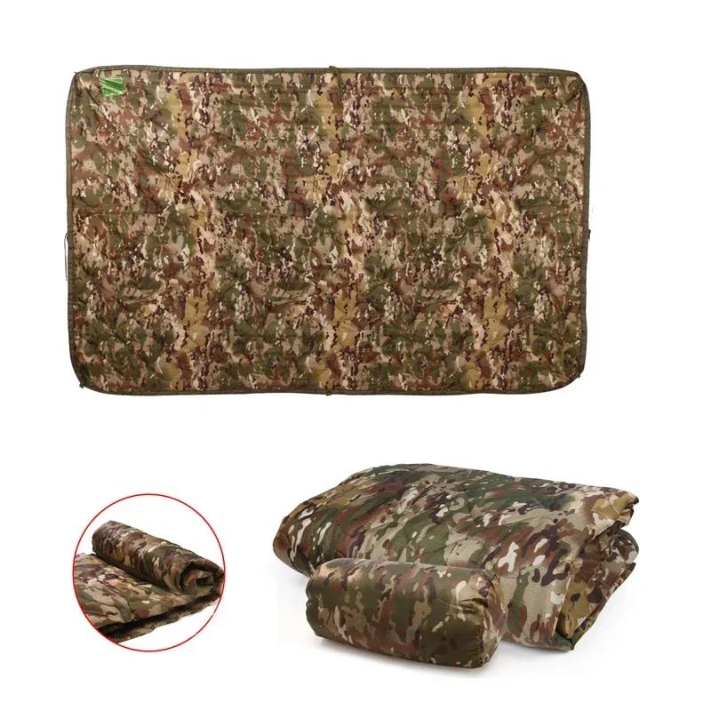 DulArmy-Poncho Liner CamSolomon, Woobie hydrofuge, couverture matelassurera, adaptée au camping, au 