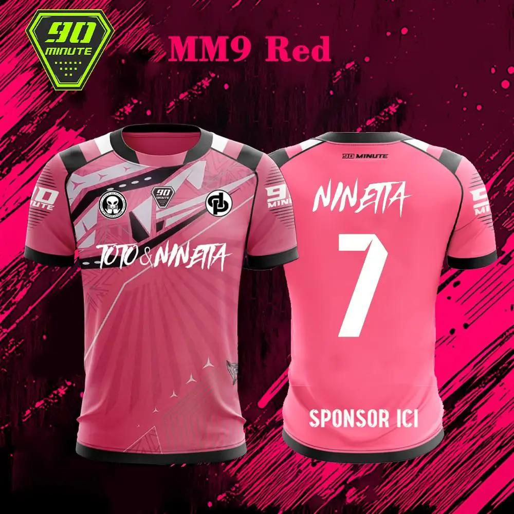 90 Minutes série MM9 JUL maillot de Football hommes été Sports de plein air maillot à séchage rapide