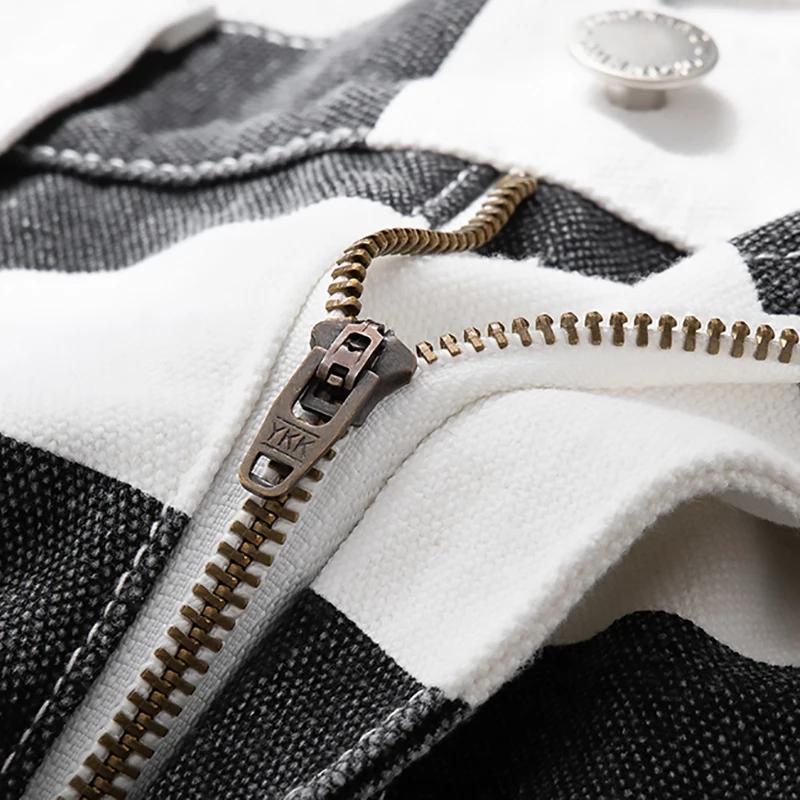 [24 heures d'expédition rapide] 16oz haute qualité coton lourd hommes rayé épais toile pantalon Dura
