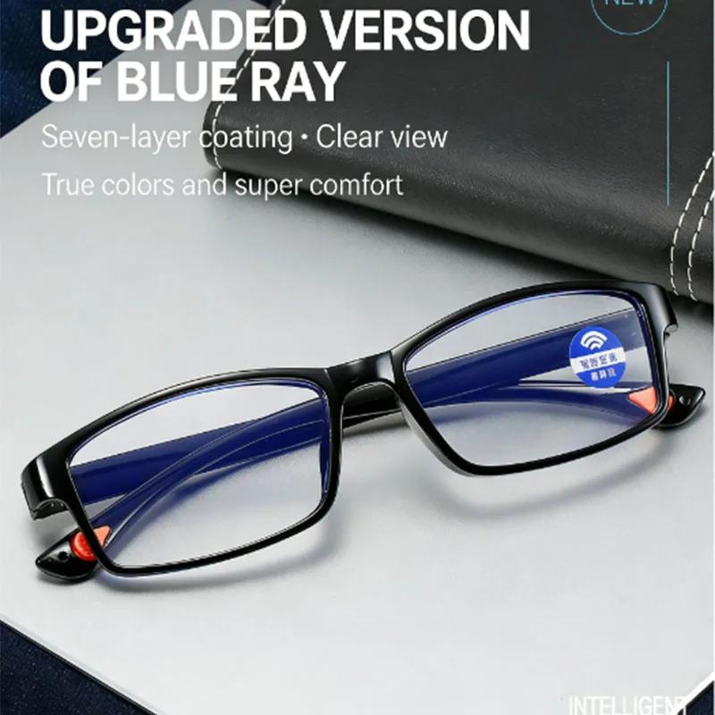 Lunettes de lecture HD classiques, lunettes anti-lumière bleue ultra-légères haute définition pour u