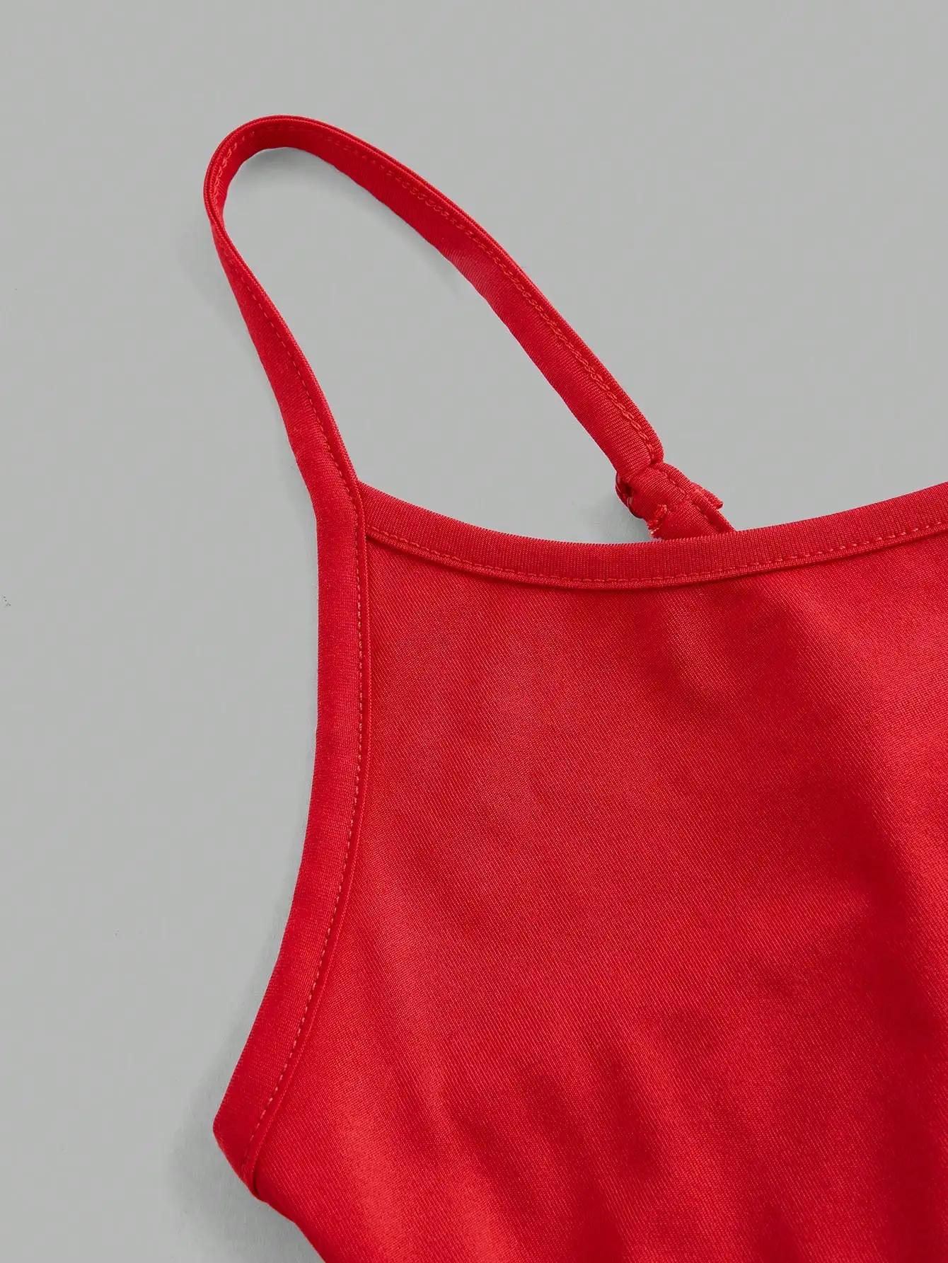 4 pièces femmes couleur unie Camisoles gilet femmes débardeurs femme été Sexy sangle hauts basiques 