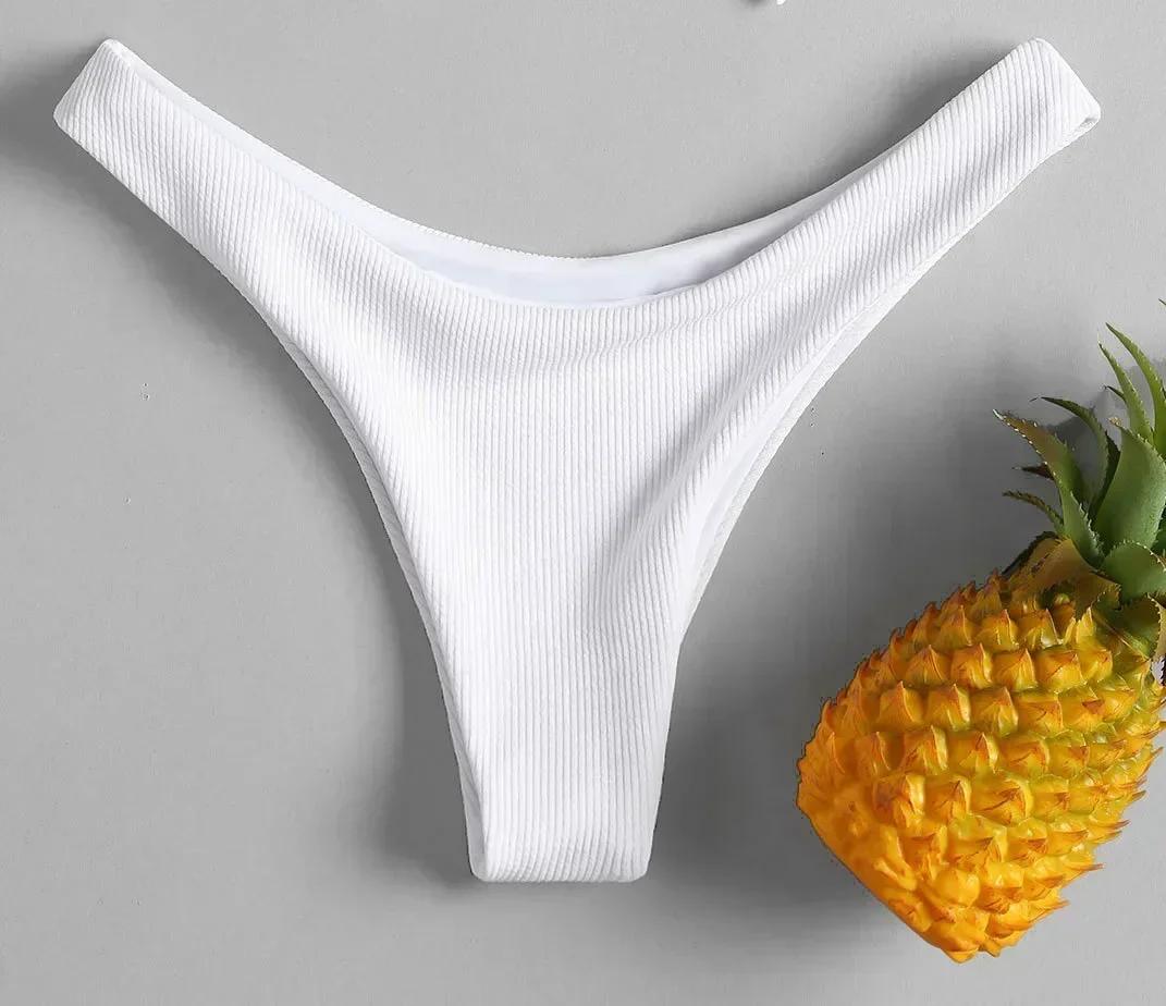 Maillot de bain brésilien taille basse pour femmes, culotte, culotte, tanga astronomique, en V, sexy