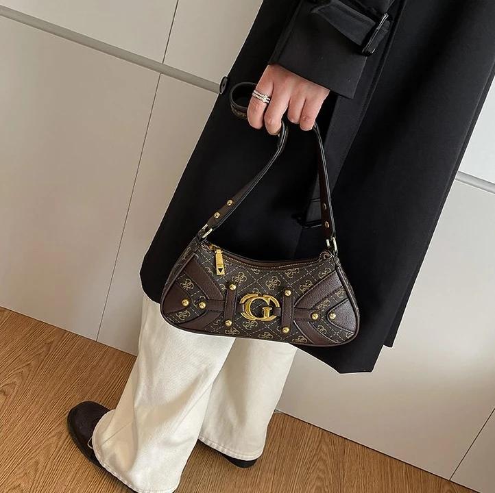 Sac fourre-tout simple et élégant pour femme, sac à bandoulière en cuir de créateur, sac à épaule te