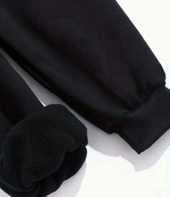 Jogging décontractés pour hommes |   Imprimé croisé à pointes |   Cordon de serrage à revers |   S-3