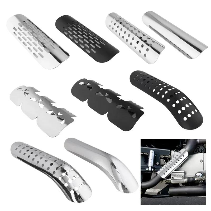 Couvercle de bouclier thermique universel pour tuyau d'échappement de Moto, protection de silencieux