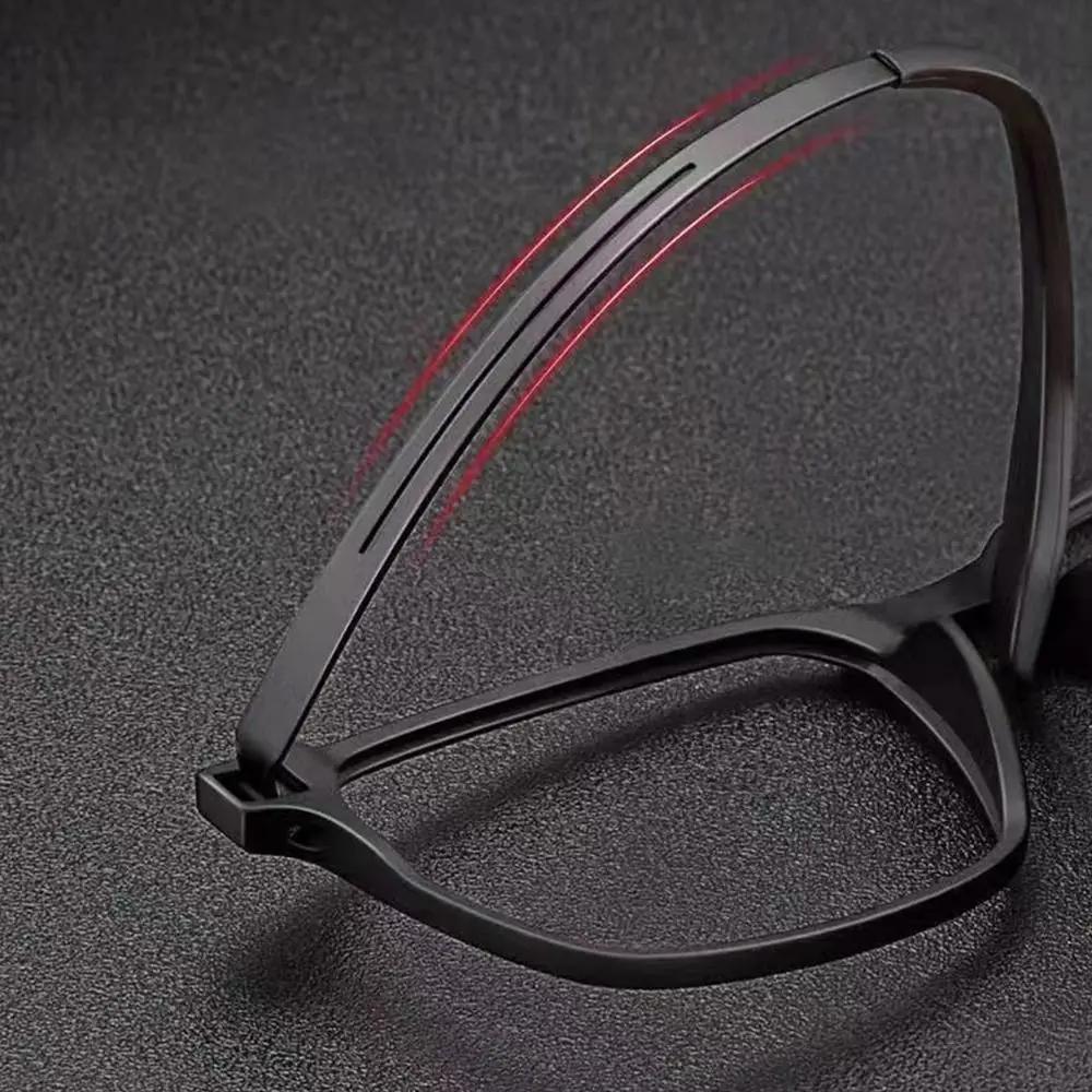 Lunettes de lecture bloquant la lumière bleue pour hommes et femmes, alliage de titane ultraléger TR