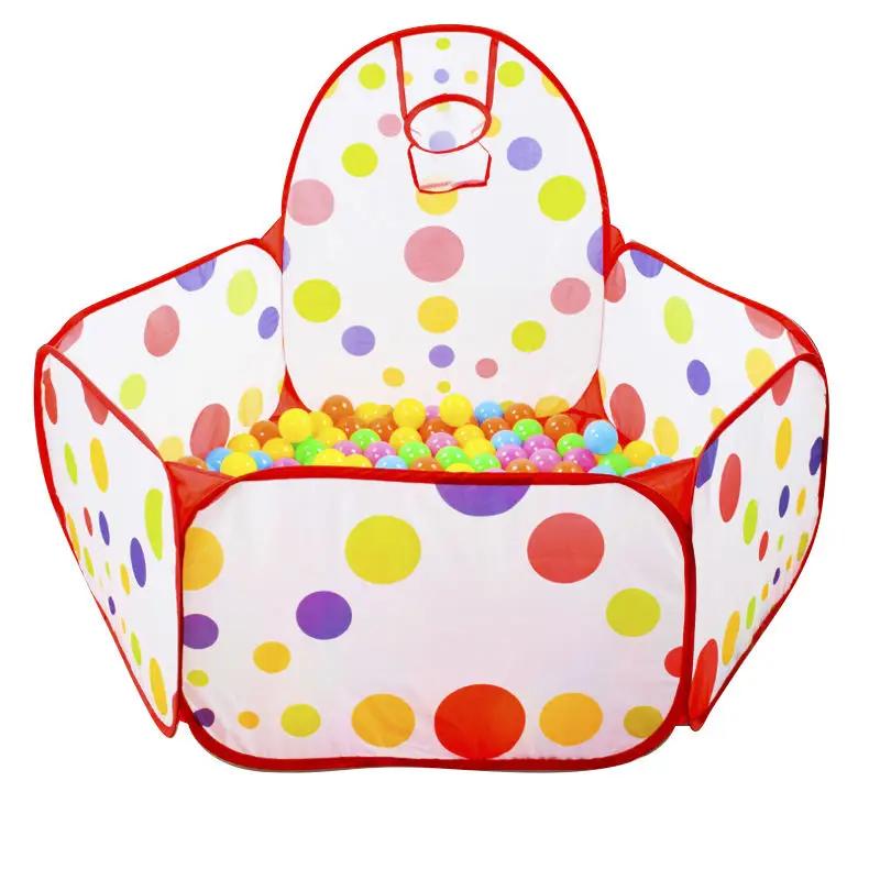 Piscine à balles océanique pour enfants avec panier de basket-ball, jouet de piscine Bobo 0.9M (hors