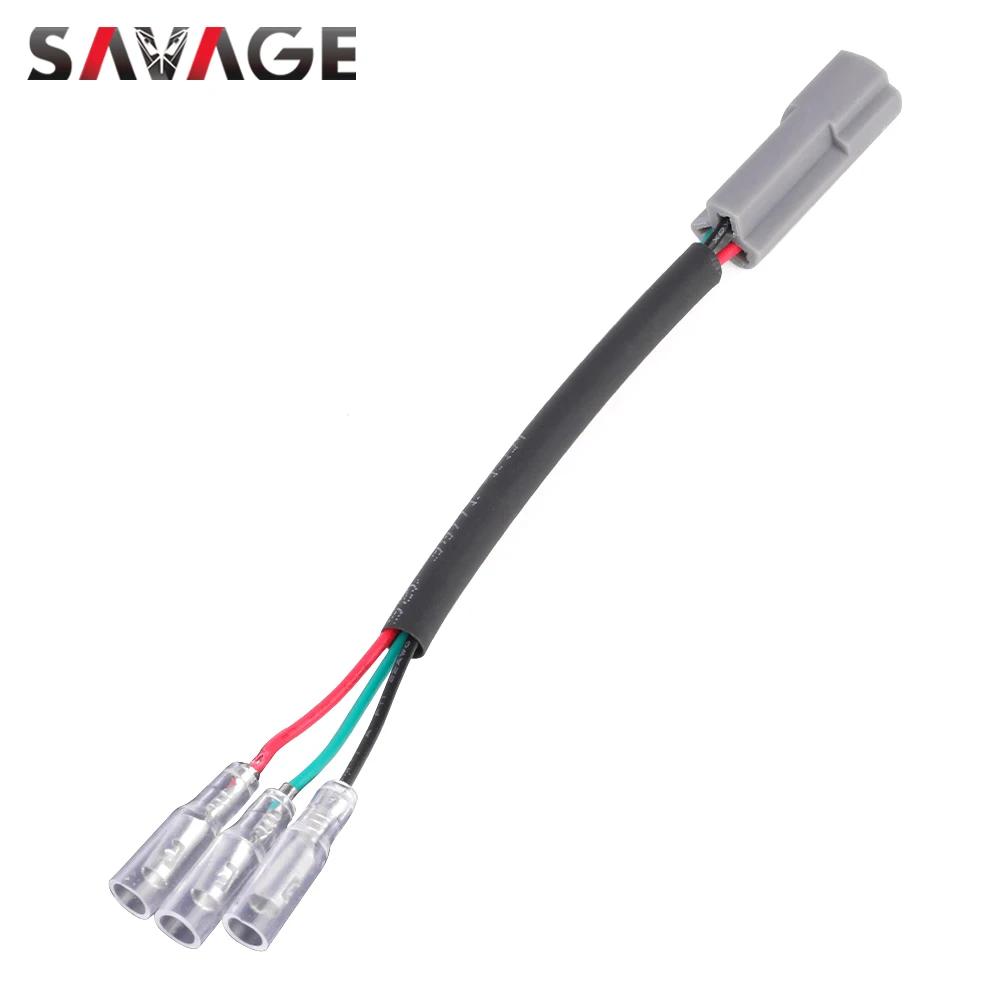 Adaptateur de fil de connecteur de câble d'éclairage de plaque d'immatriculation, pour YAMAHA MT07 M