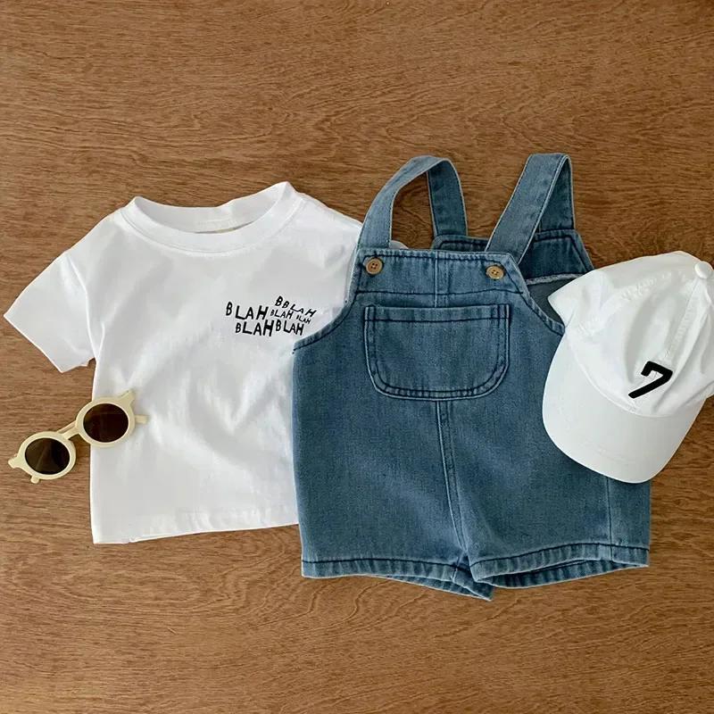 Ensemble de vêtements d'été pour bébés filles, tenue d'été pour tout-petits, t-shirt pour bébé imbib