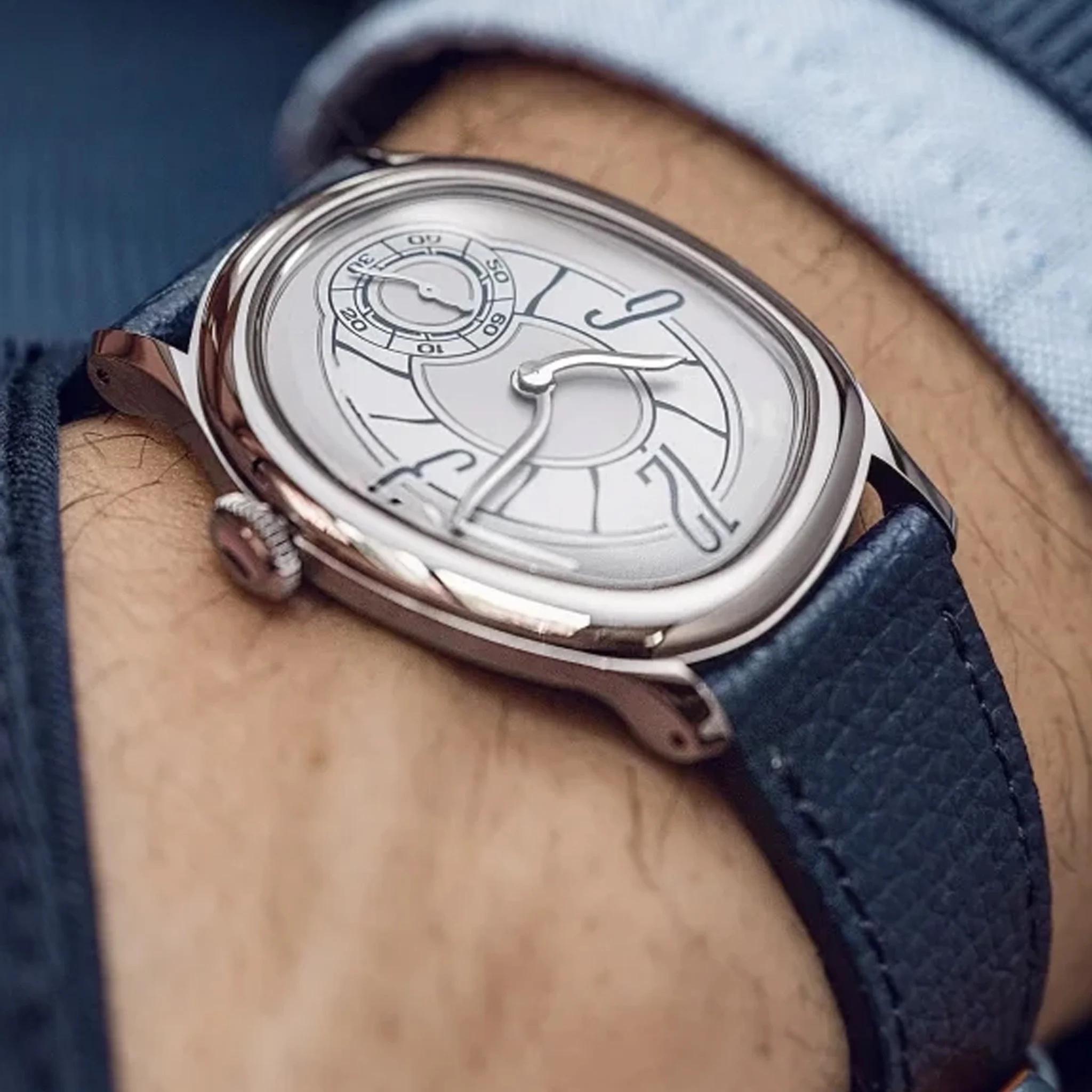 Série innovante de montres en quartz de forme spéciale avec mouvement importé, cadran de 32 mm, brac
