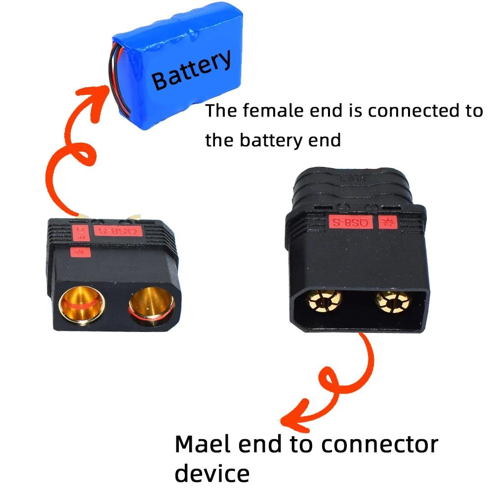 QS8 QS8-S rapDuty connecteur de batterie Anti-étincelle connecteur d'or grande prise de puissance po