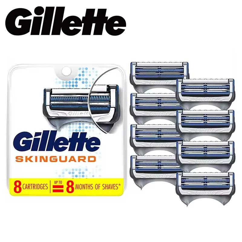 Lames de rasoir Gillette SkinGuard pour hommes, recharge de 2 lames pour peaux sensibles, têtes de r