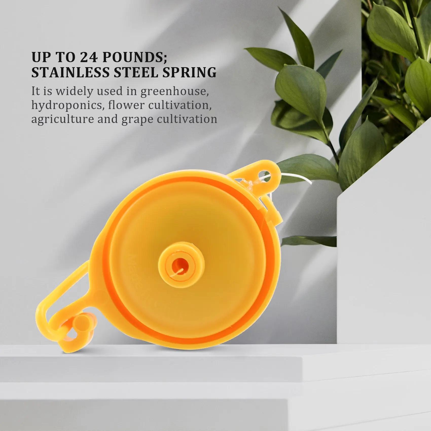 Cintre pour plantes Yoyo avec bouchon, support de plantes d'intérieur réglable, lot de 10