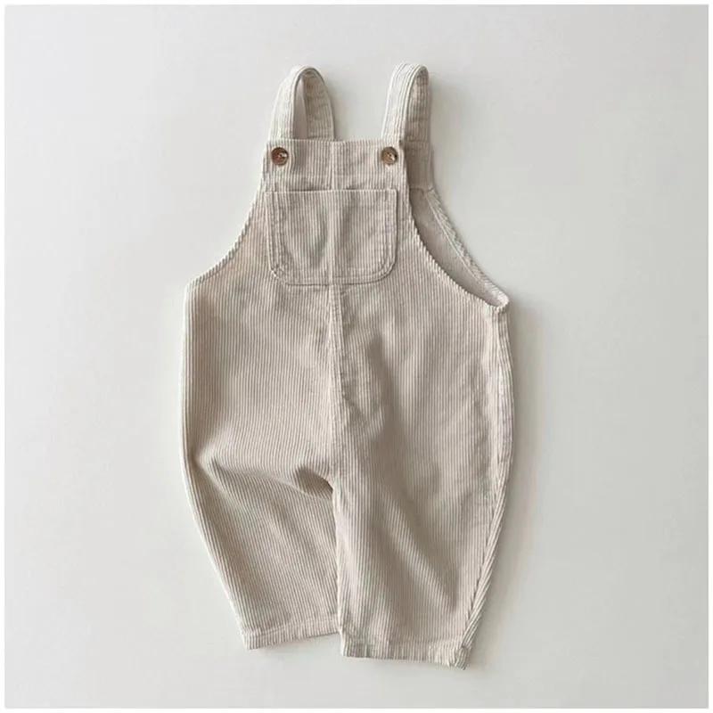 Salopette décontractée en coton pour bébé - Motif floral et pantalon denim, collection automne