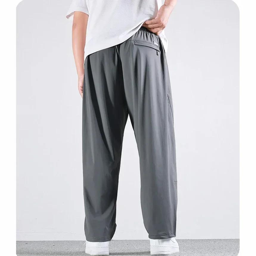 Pantalon Long Cool pour hommes, grande taille 8XL 9XL 10XL 50-175kg, coupe droite, grande taille, pa